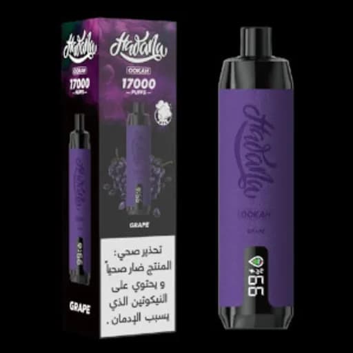 هوانا 17000 عنب هوانا سحبة معبأة نكهة  عنب 17000 موشة