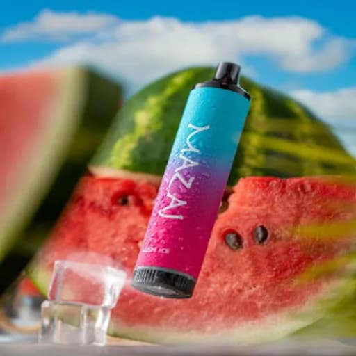 مزاج لوش ايس 5000 سحبة مزاج 5000 بطيخ بارد - Mazaj Lush Ice Disposable 5000 Puff 