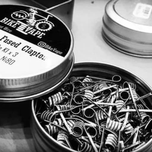 كويلات ممتازة ماركة Bike Vape حبتين26g Ni80 x2 + 40g Ni80مقاومة 0.15ID 3.0 mm