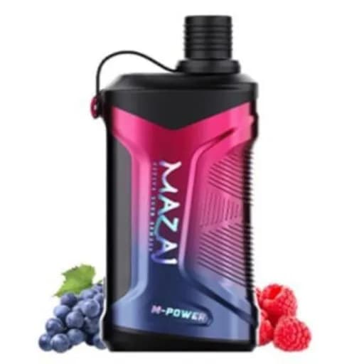شيشة مزاج 20000 عنب توت - Mazaj Shisha M-Power 20000 GRAPE RASPBERRY