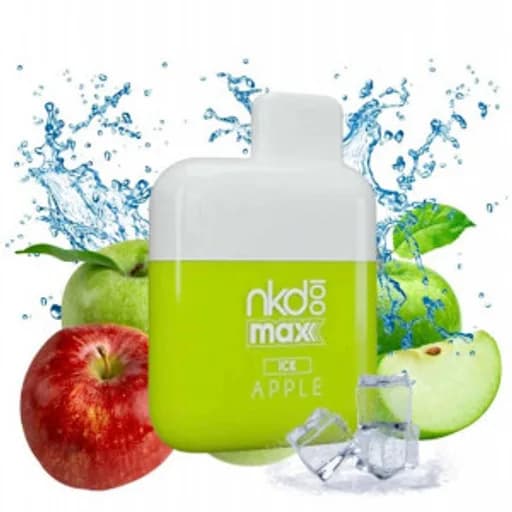 سحبة نيكد تفاح معبأة نكهة نيكد تفاح ايس 4500 موشة - Naked Apple Ice 4500 Puff