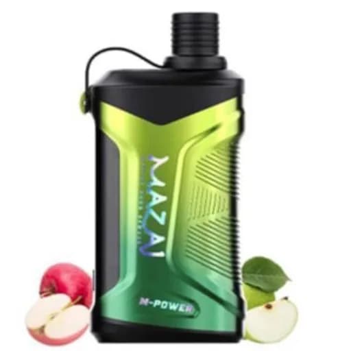 شيشة مزاج 20000 تفاحتين - Mazaj Shisha M-Power 20000 Double apple