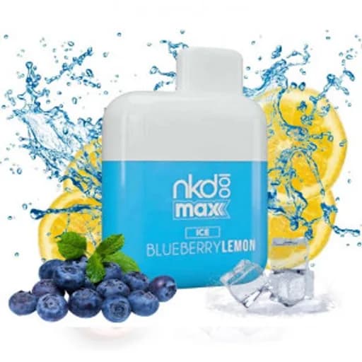 سحبة نيكد بلوبيري ليمون معبأة نكهة نيكد توت ليمون ايس 4500 موشة - Naked Blue Berry Lemon 4500 Puff