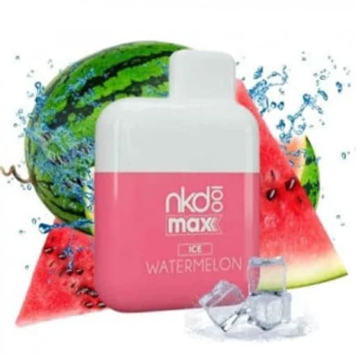 سحبة نيكد بطيخ بارد معبأة نكهة نيكد واترميلون ايس 4500 موشة - Naked Watermelon 4500 Puff