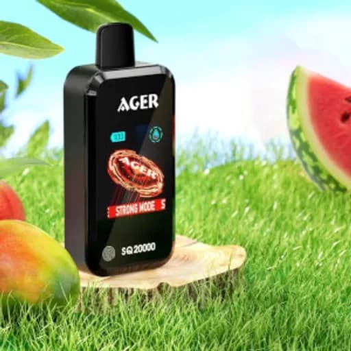 أجير اس كيو 20000 خوخ مانجو بطيخ - AGER SQ 20000 PEACH MANGO WATERMELON