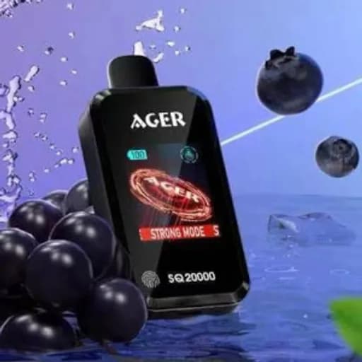 أجير اس كيو 20000 عنب توت أزرق - AGER SQ 20000 GRAPE BLUEBERRY