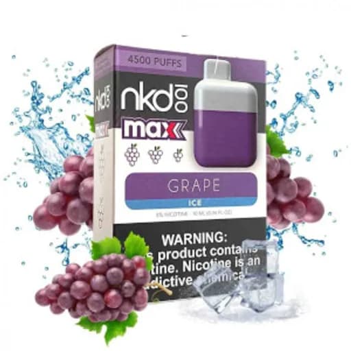 سحبة نيكد عنب معبأة نكهة نيكد عنب 4500 موشة - Naked Grape 4500 Puff