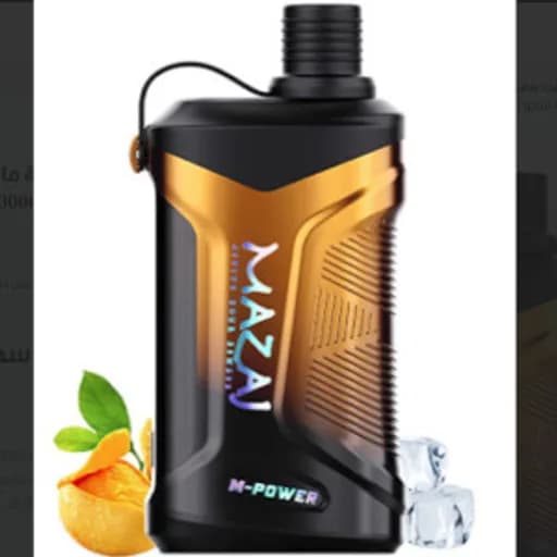 شيشة مزاج 20000 مانجو بارد - Mazaj Shisha M-Power 20000 MANGO ICE