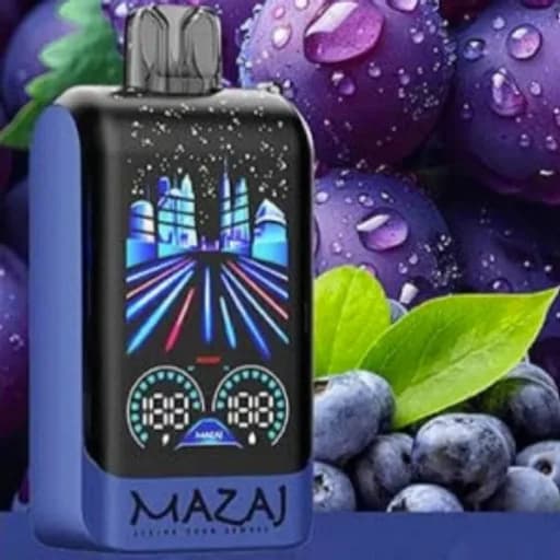 مزاج كيرف 24000 بلوبيري عنب - MAZAJ CURVE 24000 BLUEBERRY GRAPE 