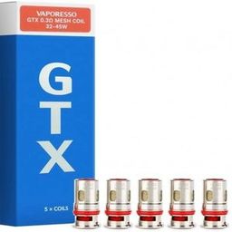 كويلات جي تي اكس الشبكية من فابوريسو 0.3 مقاومة 32 - 45 واط Vaporesso GTX Coils