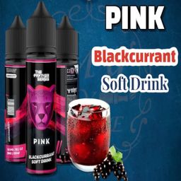 بينك بانثر بلاك كارنت سوفت درينك فيب نكهة التوت الاسود مشروب غازي شيشه -  Pink Panther Blackcurrant Soft Drink Vape 60ml صورة 