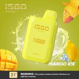 ايسجو بار سحبة معبأة نكهة  مانجو بارد 10000 موشة صورة 