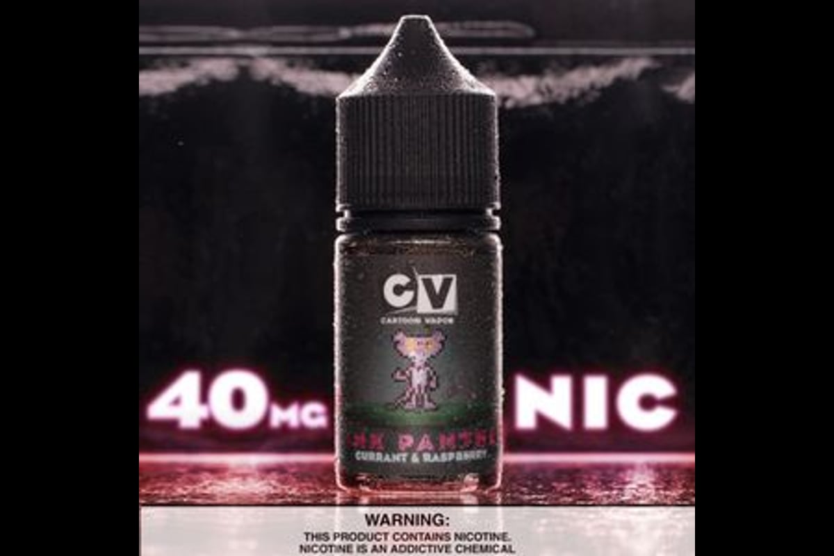 بينك بانثر سي في سولت نكهة  الكشمش الأسود توت