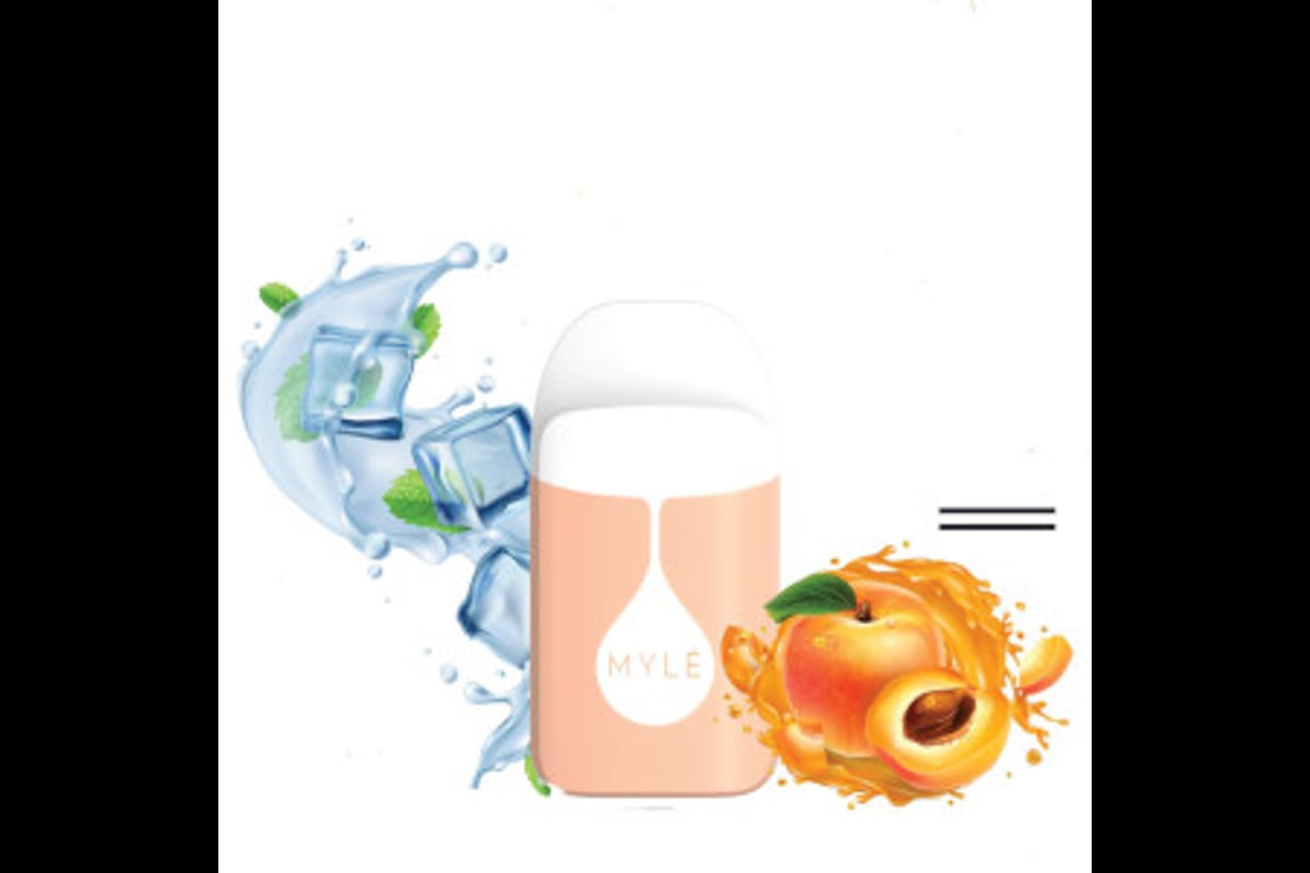 مايكرو خوخ  ايس مايلي سحبة معبأة نكهة خوخ بارد 1000 موشة