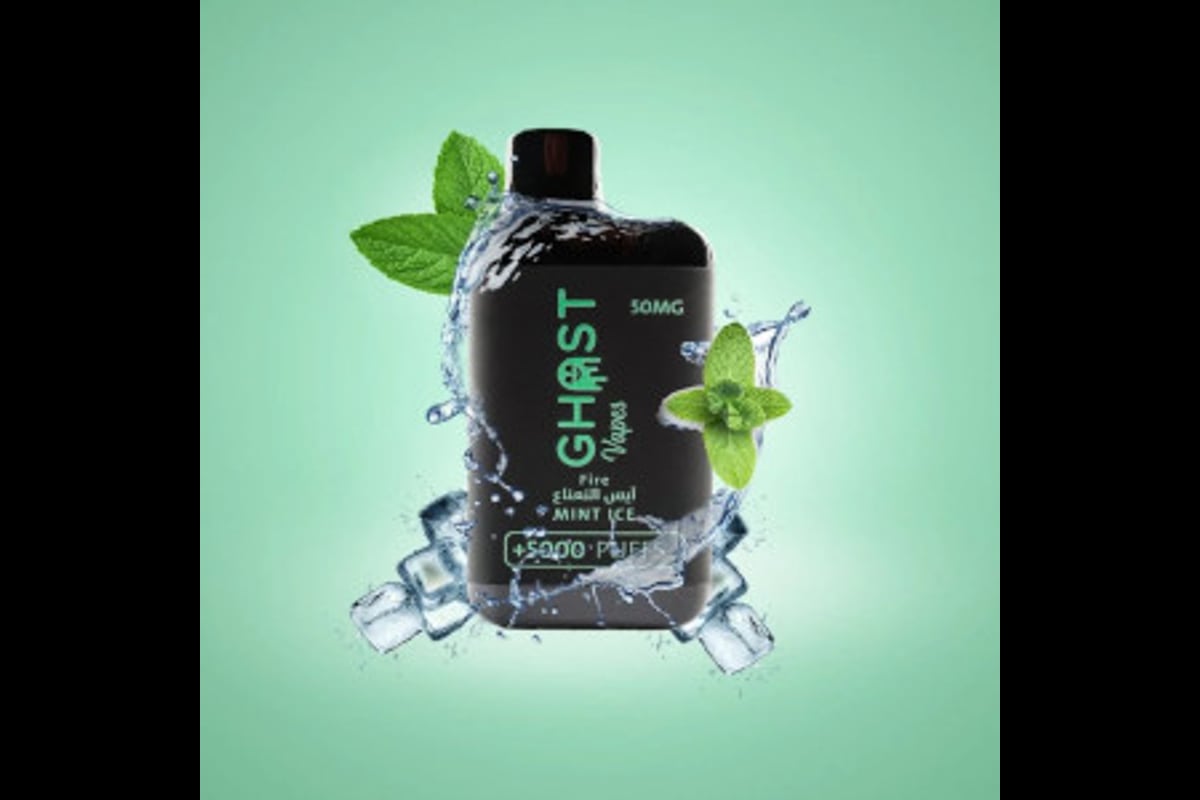 نعناع ايس اخرى سحبة معبأة نكهة نعناع بارد 5000 موشة