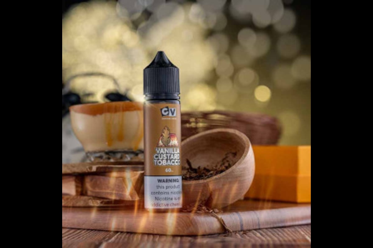 فانيلا كاسترد توباكو  سي في شيشة نكهة  توباكو فانيلا
