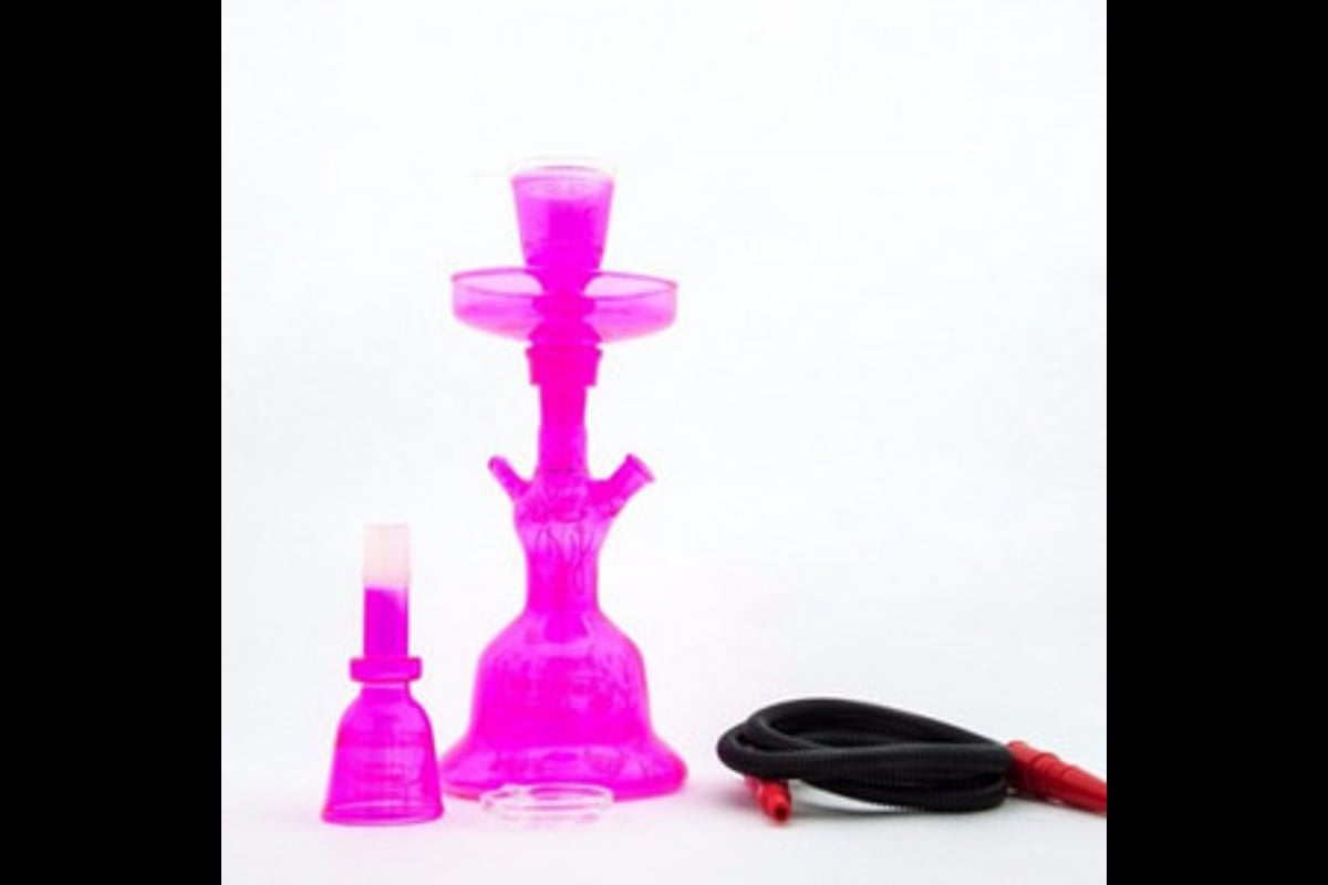 شيشة زجاج زهري غامق هوايا شيشة ملحقات شيشة