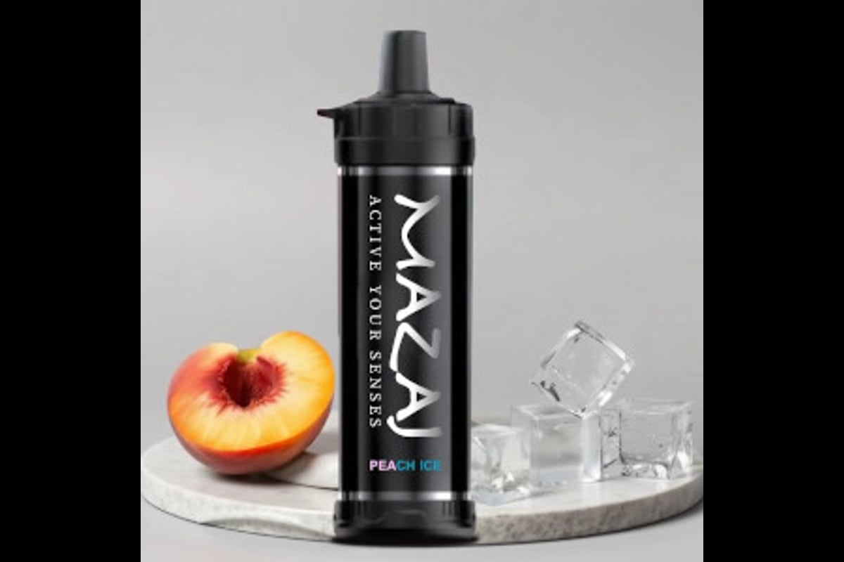 شيشة مزاج 22000 خوخ بارد - MAZAJ GRAND 22000 PEACH ICE