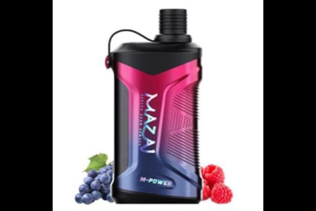 شيشة مزاج 20000 عنب توت - Mazaj Shisha M-Power 20000 GRAPE RASPBERRY