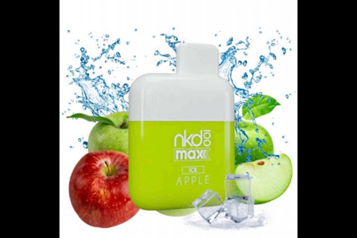 سحبة نيكد تفاح معبأة نكهة نيكد تفاح ايس 4500 موشة - Naked Apple Ice 4500 Puff