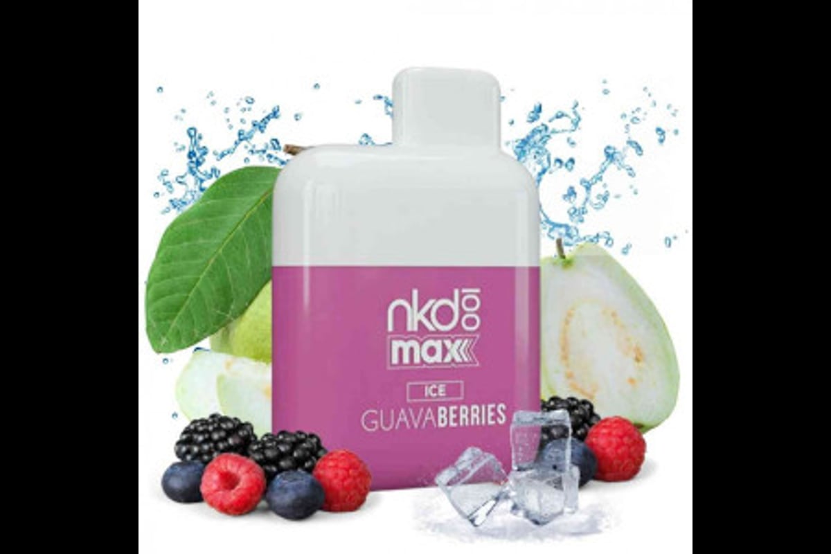 سحبة نيكد جوافة بيري معبأة نكهة نيكد جوافة بيري ايس 4500 موشة - Naked GUAVA BERRIS 4500 Puff