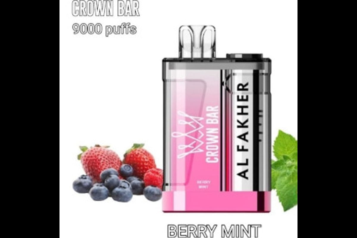 كراون بار 9000 توت نعناع CROWN BAR 9000 BERRY MINT