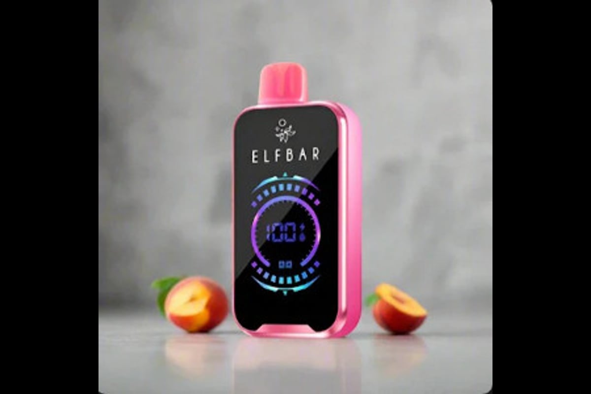 الف بار 18000 خوخ ايس - Elf Bar 18000 Peach ICE