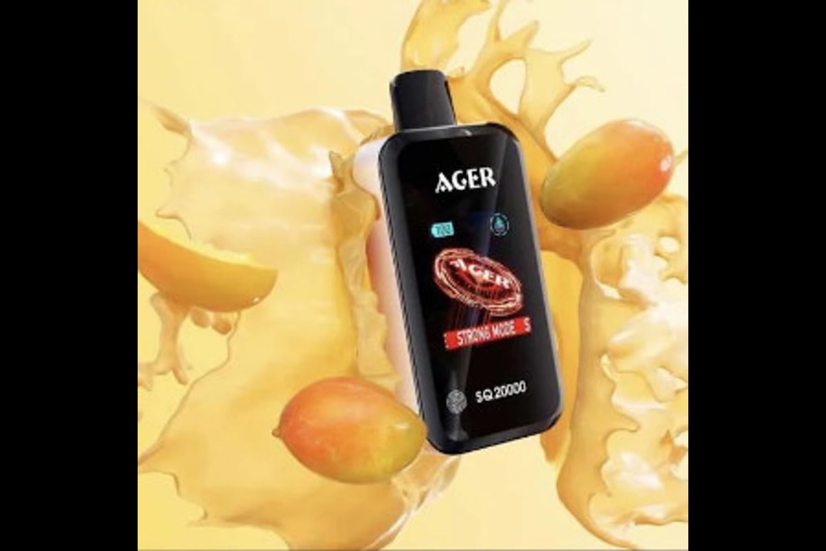 أجير اس كيو 20000 دبل مانجو - AGER SQ 20000 PUFFS DOUBLE MANGO