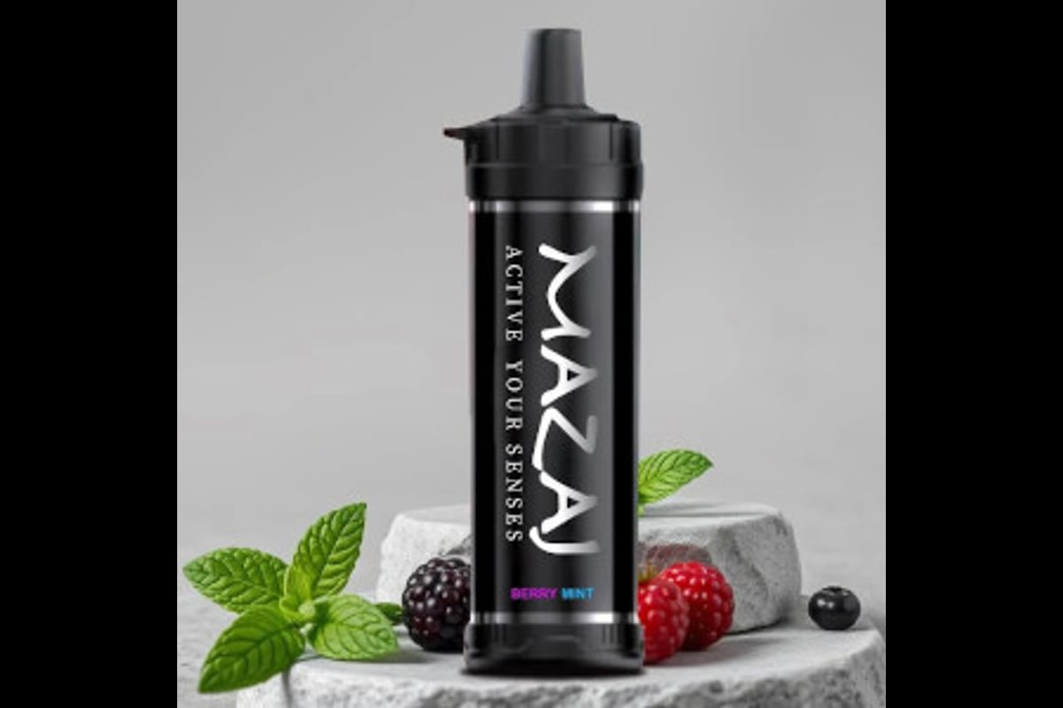 شيشة مزاج 22000 توت نعناع - MAZAJ GRAND 22000 BERRY MINT