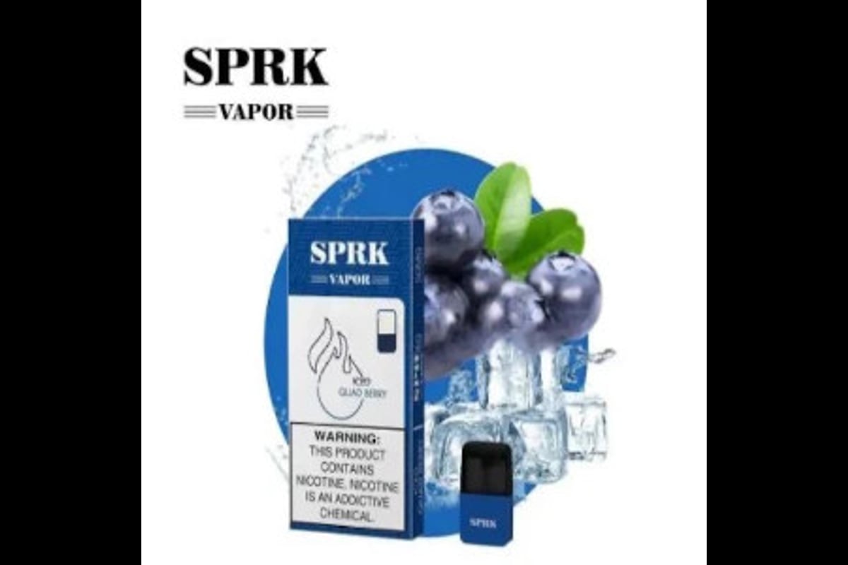  سبارك بودات معبأة نكهة  توت ازرق توت بارد