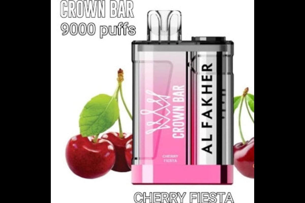 كراون بار الفاخر9000 كرز توت - CROWN BAR 9000 CHERRY FIESTA