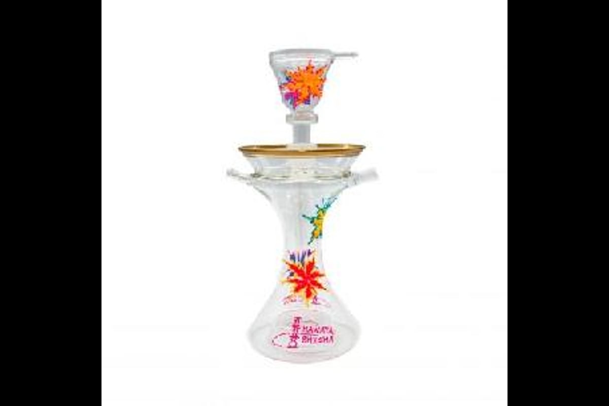 زجاج شيشة سندريلا منقوش هوايا شيشة شيشة