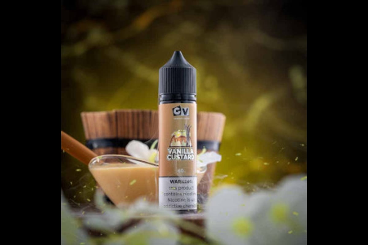 فانيلا كاسترد سي في شيشة نكهة  كاسترد فانيلا