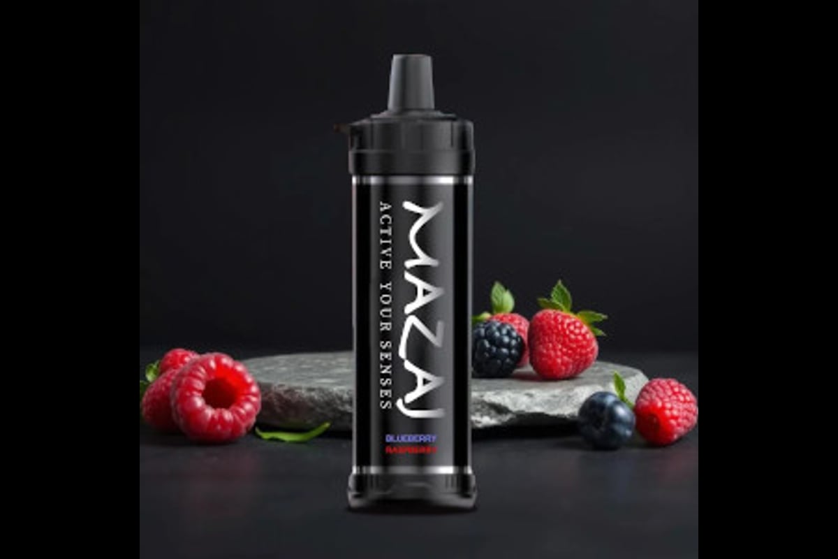 شيشة مزاج جراند22000 بلوبيري راسبيري - MAZAJ GRAND 22000 BLUEBERRY RSPBERRY