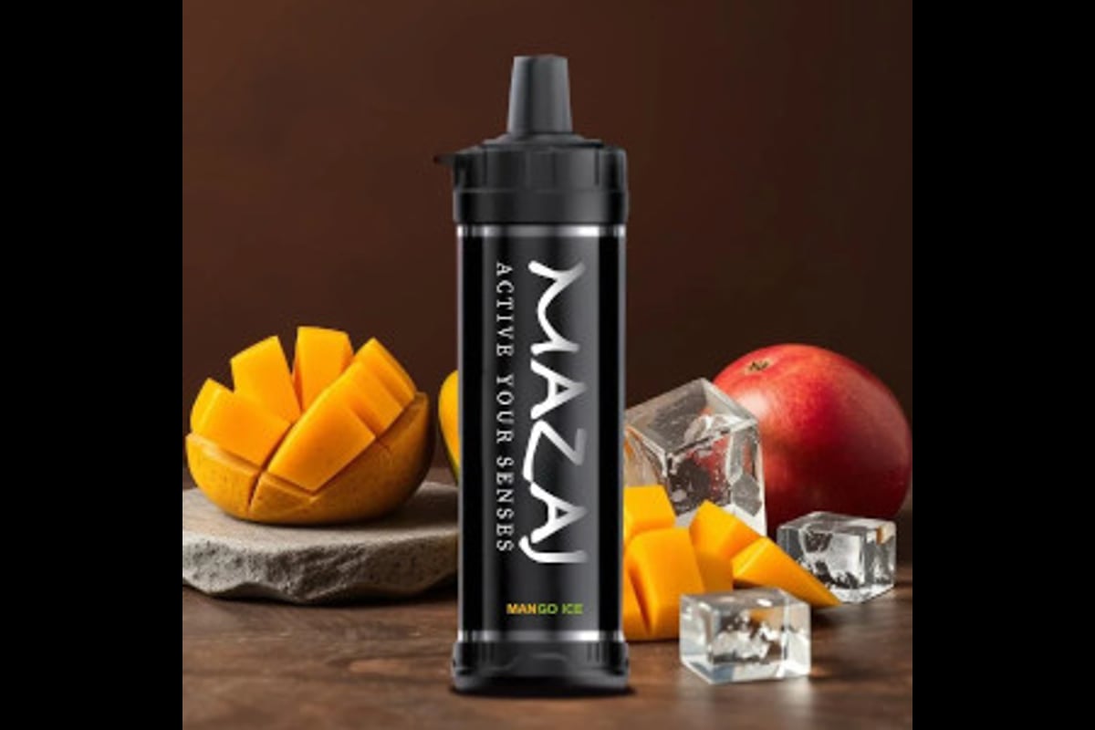 شيشة مزاج 22000 مانجو بارد - MAZAJ GRAND 22000 MANGO ICE