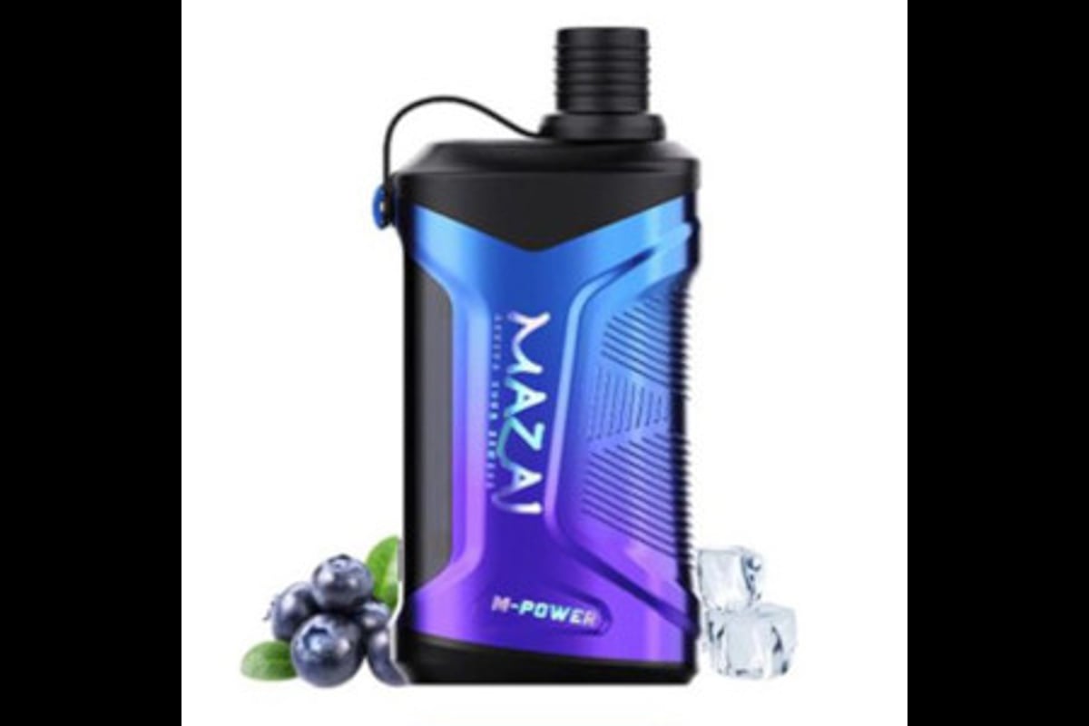 شيشة مزاج 20000 بلوبيري آيس - Mazaj Shisha M-Power 20000 Blueberry ice