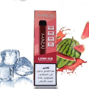 مزاج 2000 سحبة معبأة نكهة بطيخ بارد 2000 موشة