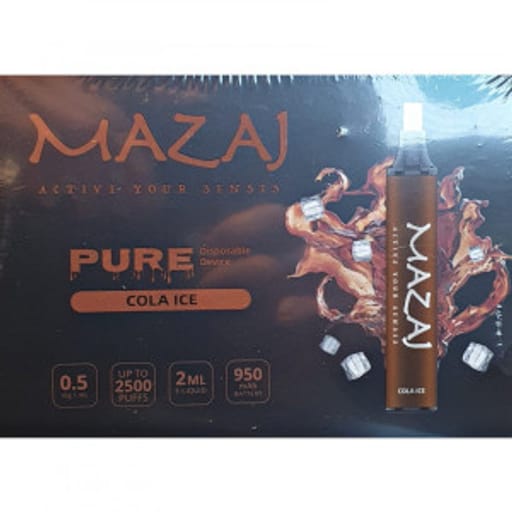 بيور مزاج سحبة معبأة نكهة كولا بارد 2500 موشة