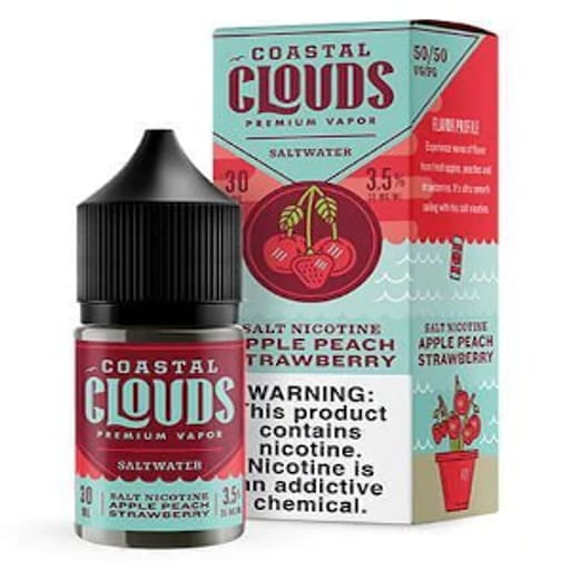  ابل بيتش ستوربري كوستال كلاود سولت نكهة  تفاح فراولة