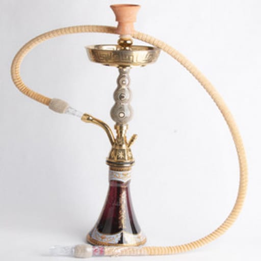 شيشه تونسي استيل وسط قزاز عنابي غامق - ارجيلة تونسي استيل وسط - صورة رقم 1 - شيشه تونسي استيل وسط قزاز عنابي غامق - ارجيلة تونسي استيل وسط | تسوق الآن من روقان