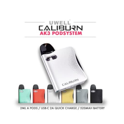  جهاز سحبة سيجارة كاليبرن كوكو AK3 الجديد - UWELL CALIBURN AK3 POD SYSTEM - صورة رقم 2 - سحبة يو ول كوكو اي كي 3  يوويل جهاز سولت | تسوق الآن من روقان