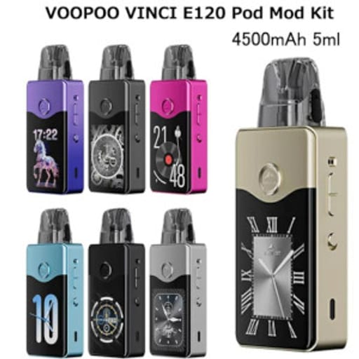فوبو فينشي إي 120 فوبو - VOOPOO VINCI E120 - صورة رقم 2 - فوبو فينشي إي 120 فوبو جهاز سولت | تسوق الآن من روقان