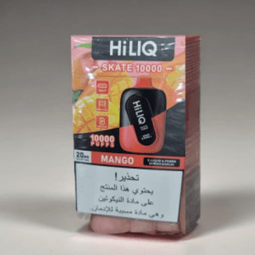 اشتري هيلك 10000 سحبة مانجو - HILIQ 10000 PUFFS MANGO بأفضل سعر في السعودية - صورة رقم 1 - اشتري هيلك 10000 سحبة مانجو - HILIQ 10000 PUFFS MANGO بأفضل سعر في السعودية | تسوق الآن من روقان
