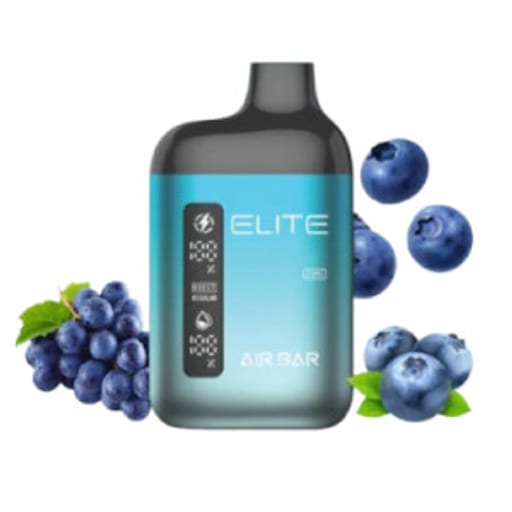 ايربار 10000 توت أزرق عنب - AIR BAR ELITE 10000 Blueberry Grape - صورة رقم 1 - ايربار 10000 توت أزرق عنب - AIR BAR ELITE 10000 Blueberry Grape | تسوق الآن من روقان