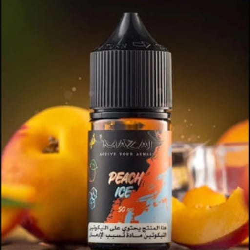 نكهة  مزاج سولت خوخ آيس - mazaj peach ICE Salt - صورة رقم 1 - نكهة  مزاج سولت خوخ آيس - mazaj peach ICE Salt | تسوق الآن من روقان