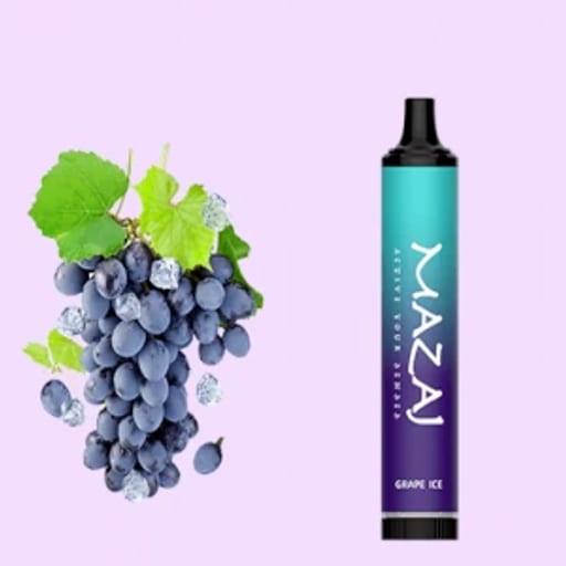 مزاج عنب ايس 5000 سحبة مزاج 5000 عنب بارد - Mazaj Grape Ice Disposable 5000 Puff - صورة رقم 3 - مزاج عنب بارد 5000 | تسوق الآن من روقان