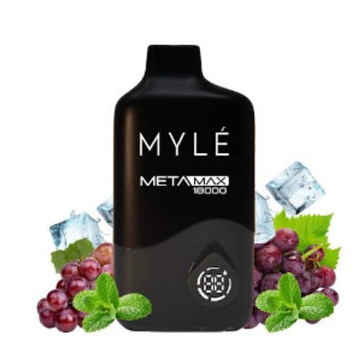 مايلي 18000 عنب نعناع - Myle Meta Max18000 GRAPE MINT - صورة رقم 1 - مايلي 18000 عنب نعناع - Myle Meta Max18000 GRAPE MINT | تسوق الآن من روقان