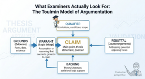 What Examiners Actually Look For The Toulmin Model of Argumentation
